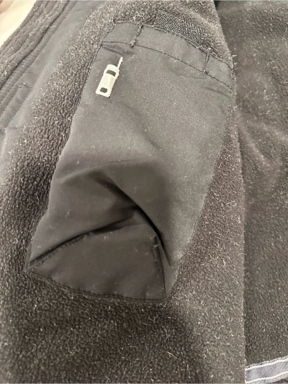 Nike Y2K full-zip fleece lined szM insulated winter light gray Minimalist jacket